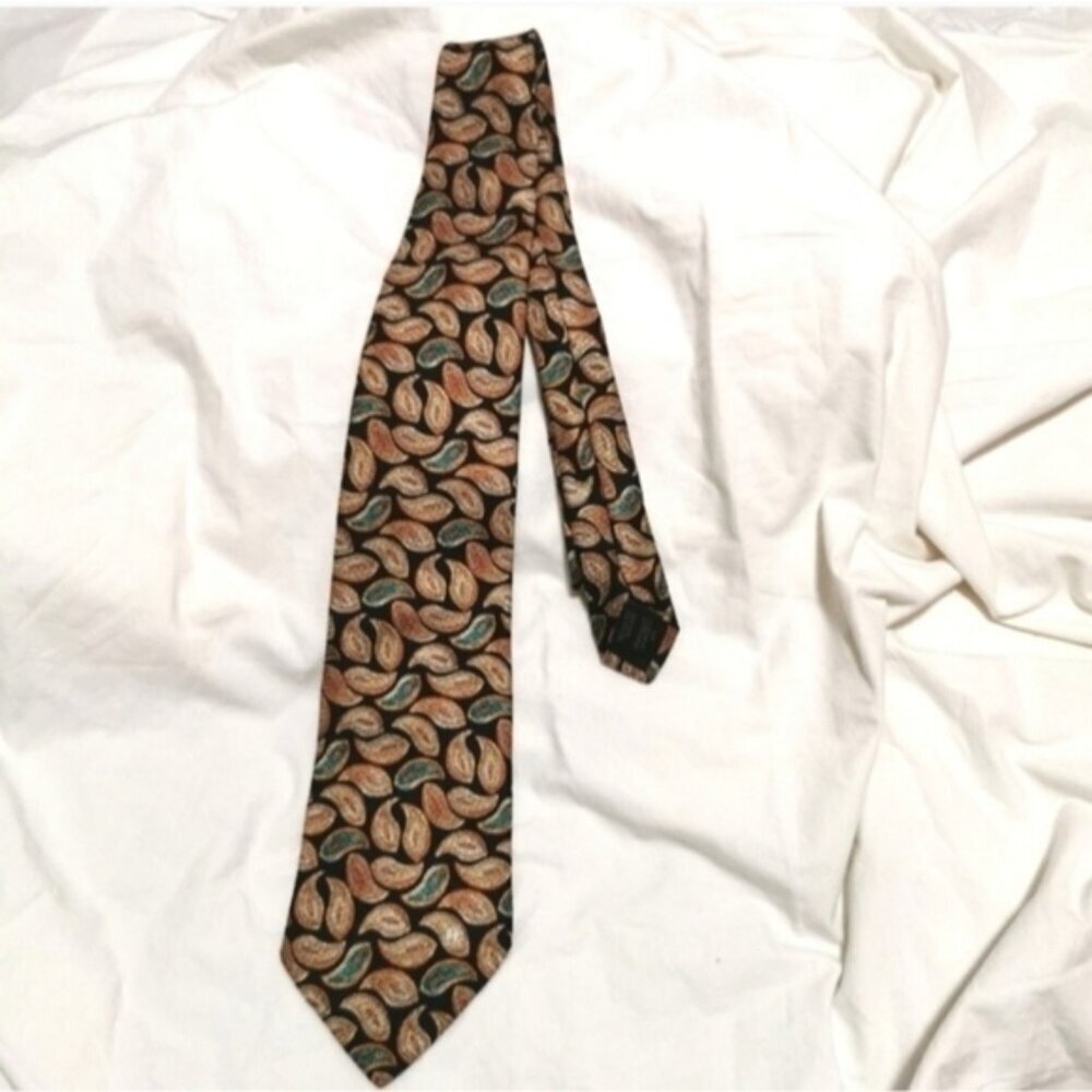Dunhill Classic Printed Silk Necktie